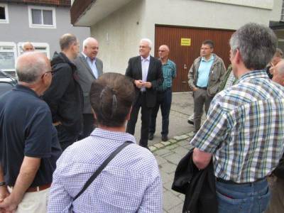 Gemeindebesuch mit BM Polaschek, Bernd Hitzler und Roderich Kiesewetter - 